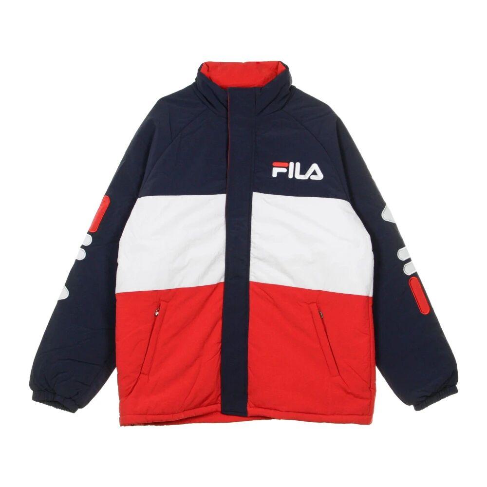 カズちん FILA ジップアップジャケット レッド/アイボリー Fila Winter Jackets in Red for Men | Lyst