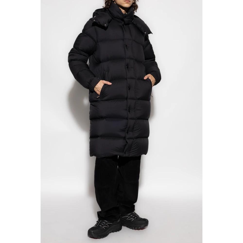 AYA　MONCLER  LONG PARKA メンズ Moncler Men's Alagon Long Parka Jacket in Navy Moncler