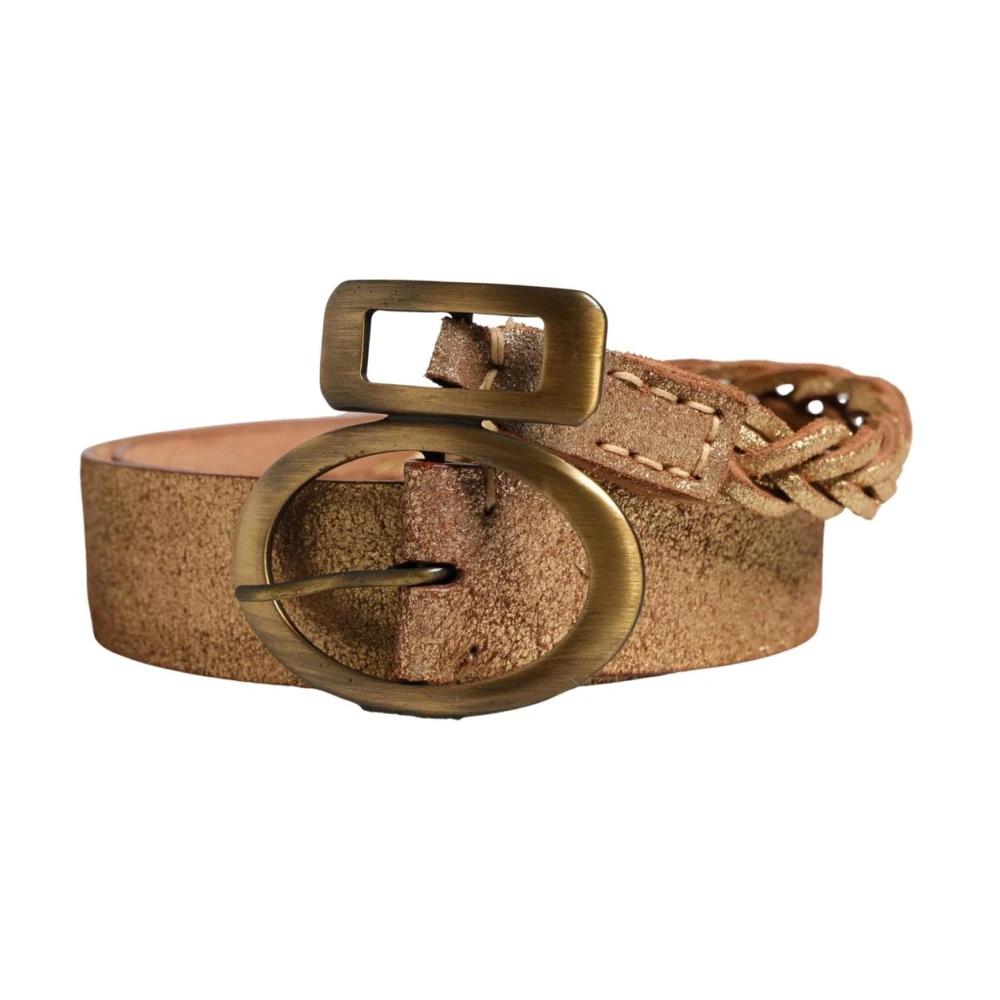Ermanno Scervino Wool Cotton Logo Metal Buckle Belt Women Black Belts Ermanno Scervino Belts for Women | Online Sale up to 69% off  main image 3