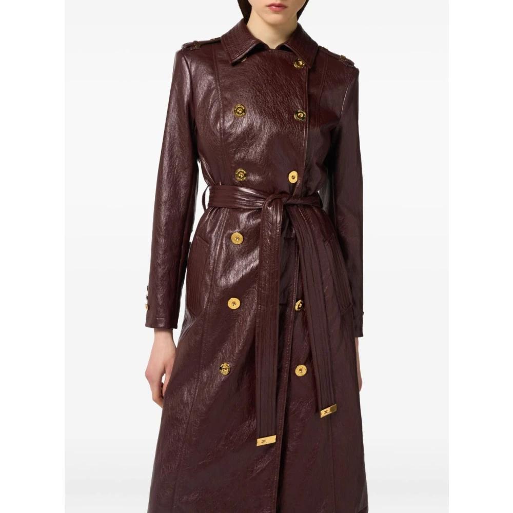 ||SALE|| Elisabetta Franchi >> カポットオーバーコート elisabetta-franchi-black-