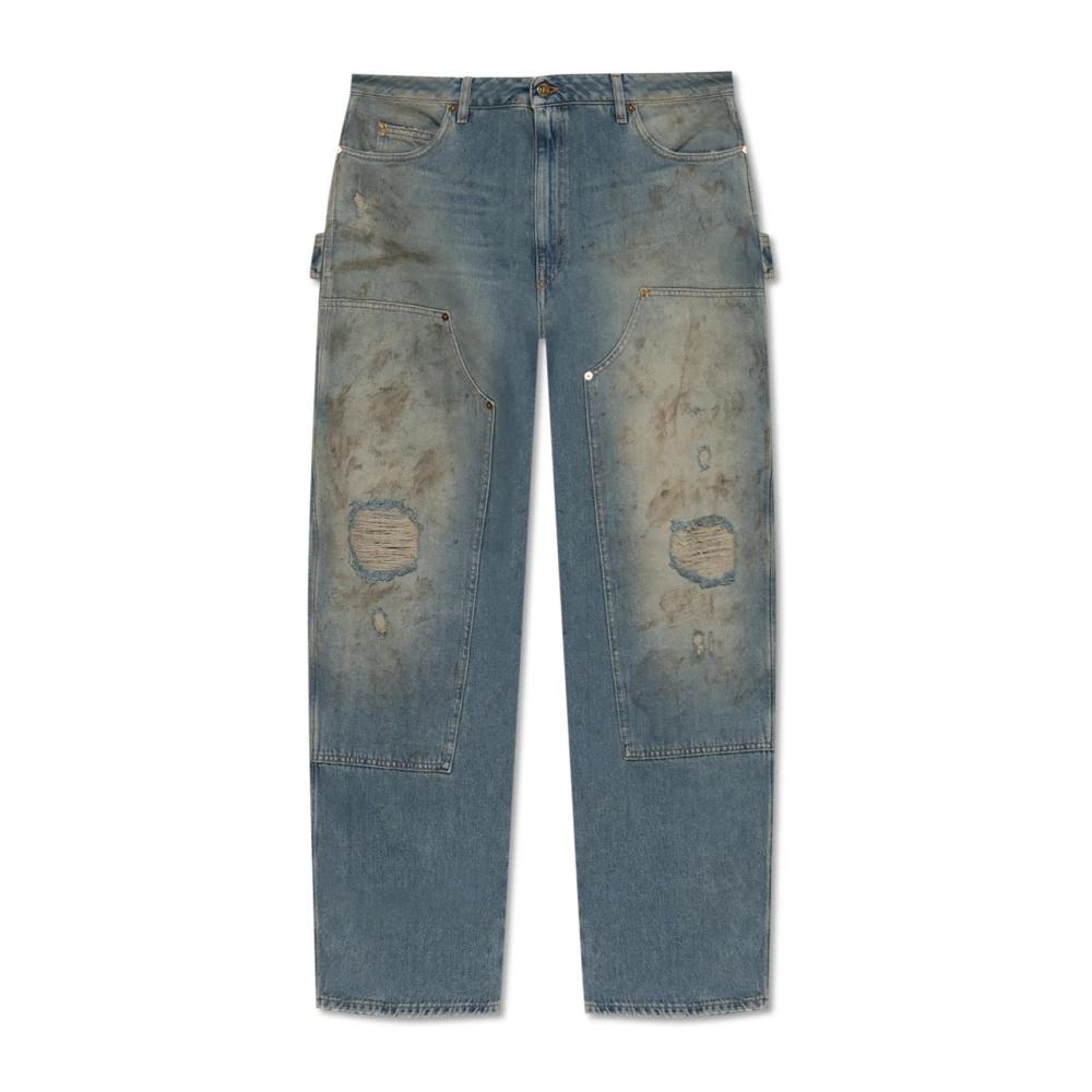 デニム・ジーパン Golden  Deluxe Brand Kim Straight-Fit Jeans In Denim Golden Goose Kim Jeans | italist