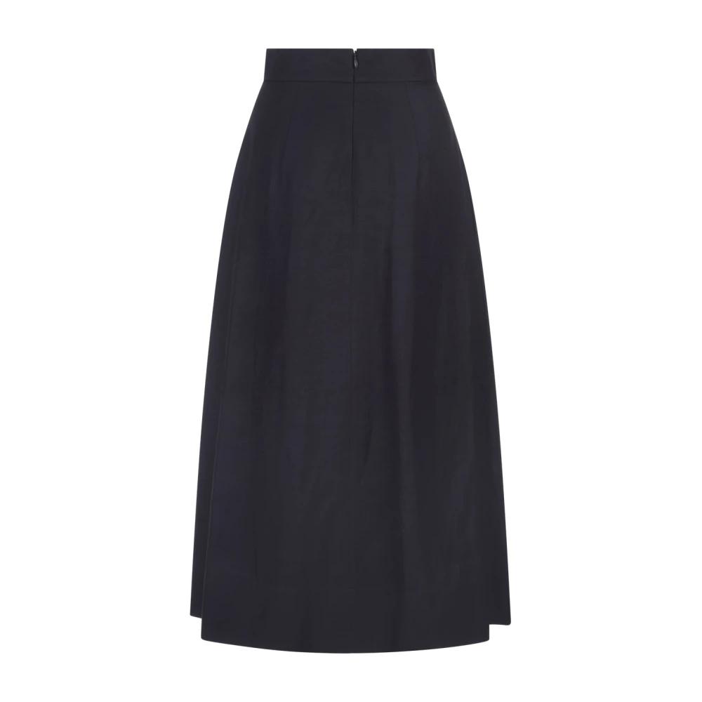 スカート PAROSH Women Mid Skirts D620657 012 Blue P.A.R.O.S.H. Sequinned Midi Skirt | Blue | FARFETCH