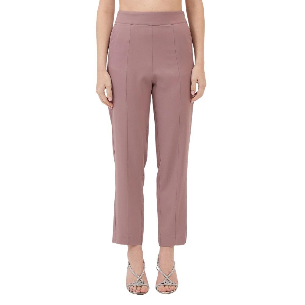 パンツ FEDERICA TOSI Women Straight Pants 40804409 04 Pink FEDERICA TOSI Straight-leg pants for Women | Online Sale up