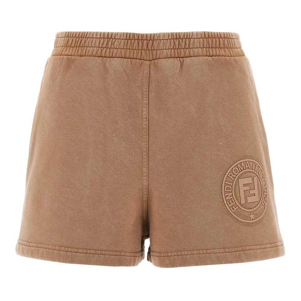 ショートパンツ FENDI Women Shorts  Burmudas FR6540ARU5F1NY8 Beige Fendi Shorts for Women | Online Sale up to 50% off | Lyst