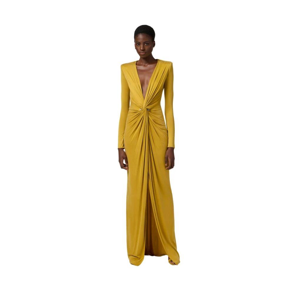 Elisabetta Franchi Gowns in Yellow | Lyst