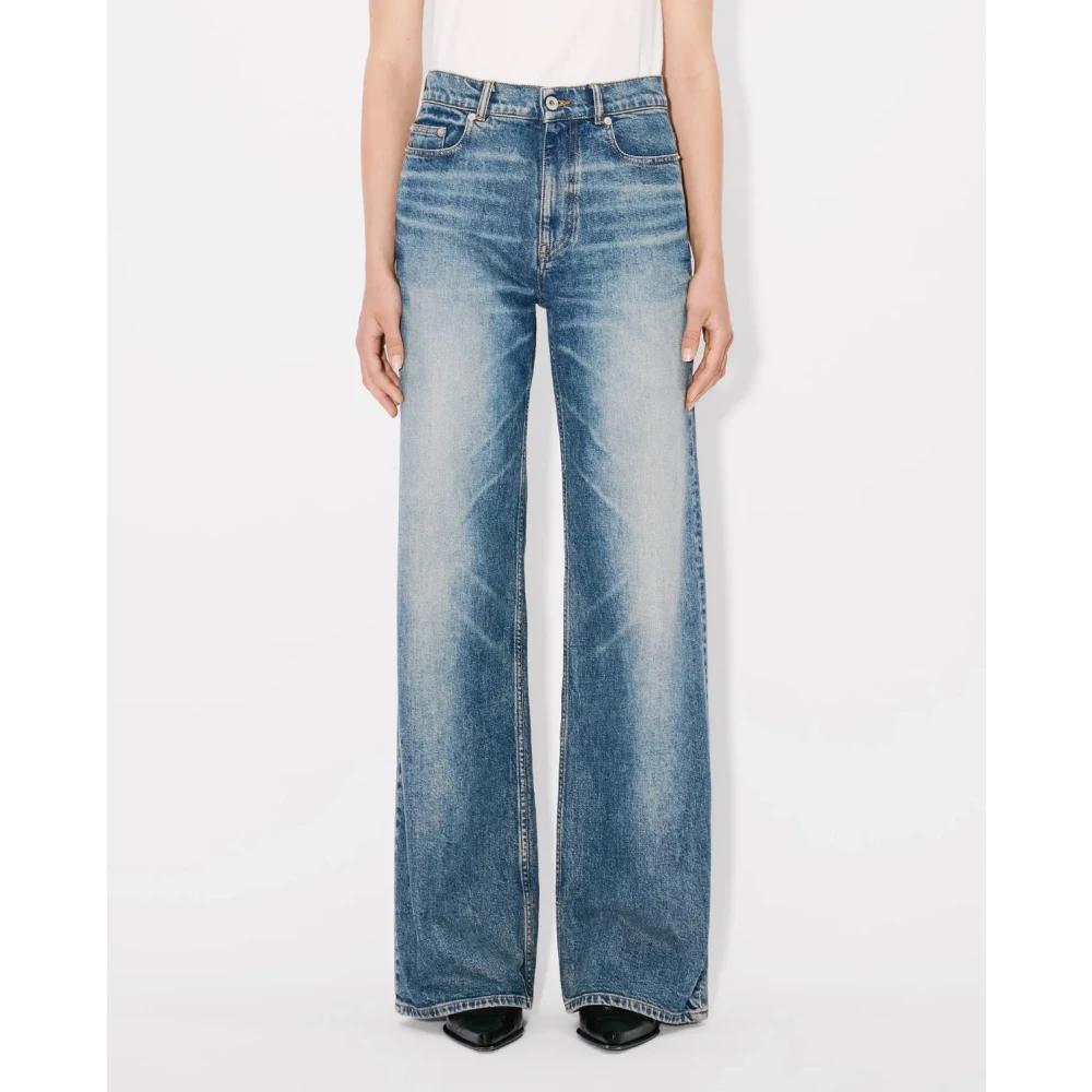 デニム・ジーパン Kenzo Bleach Dirty Ayme Wide Jean Kenzo Bleach Dirty Ayme Wide Jean Jeans in Blue | THE LIST