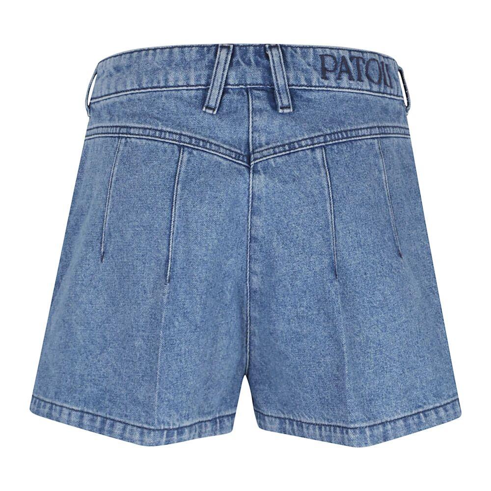 ショートパンツ PATOU SS25 DENIM BERMUDA (TR0520216 661B) Patou Denim Shorts in Blue | Lyst