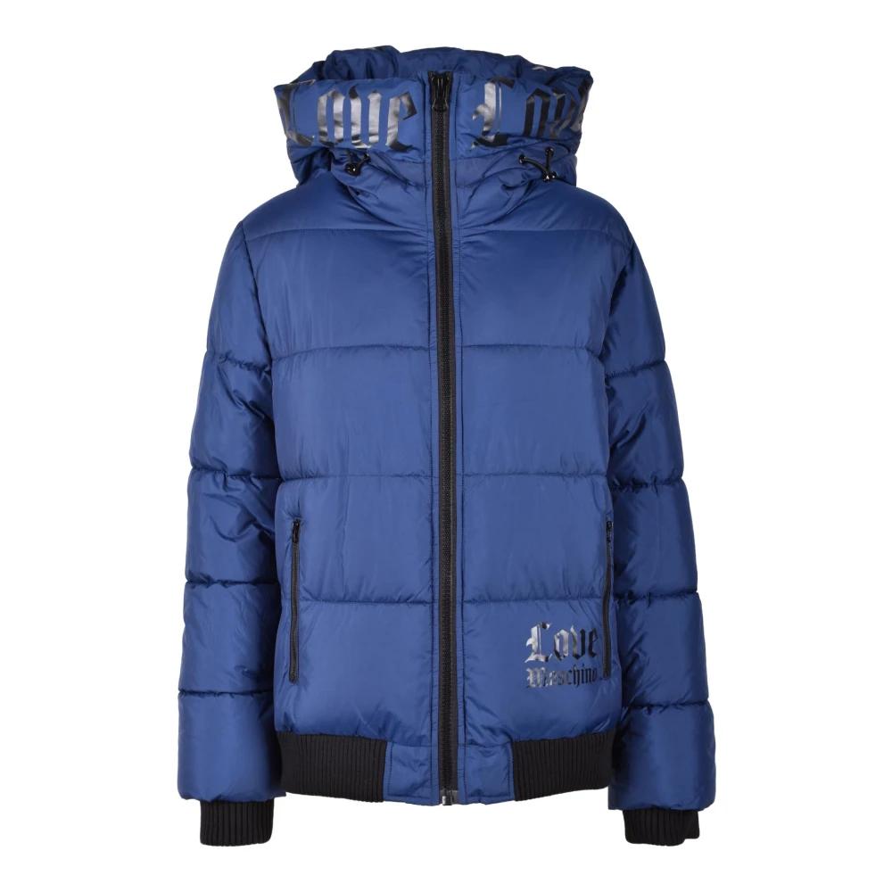 ダウンジャケット・コート MOSCHINO Women Bubble Jackets A050255220295 Blue Love Moschino Jackets for Women | Online Sale up to 85% off