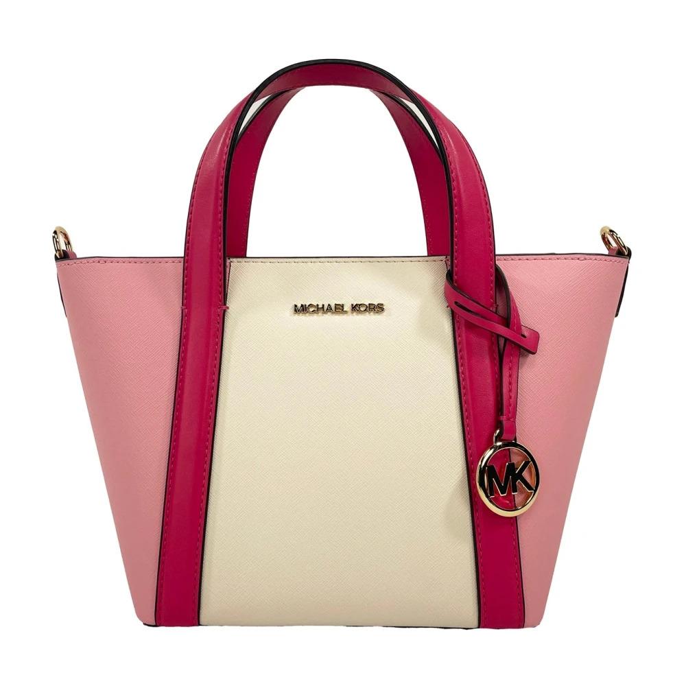 MK smilier pink tote bag