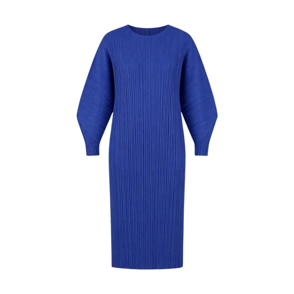 modest beach dresses Pleats Please by Issey Miyake Blue Pleated Asymmetrical Petal Tunic Dress –  Featherstone Vintage