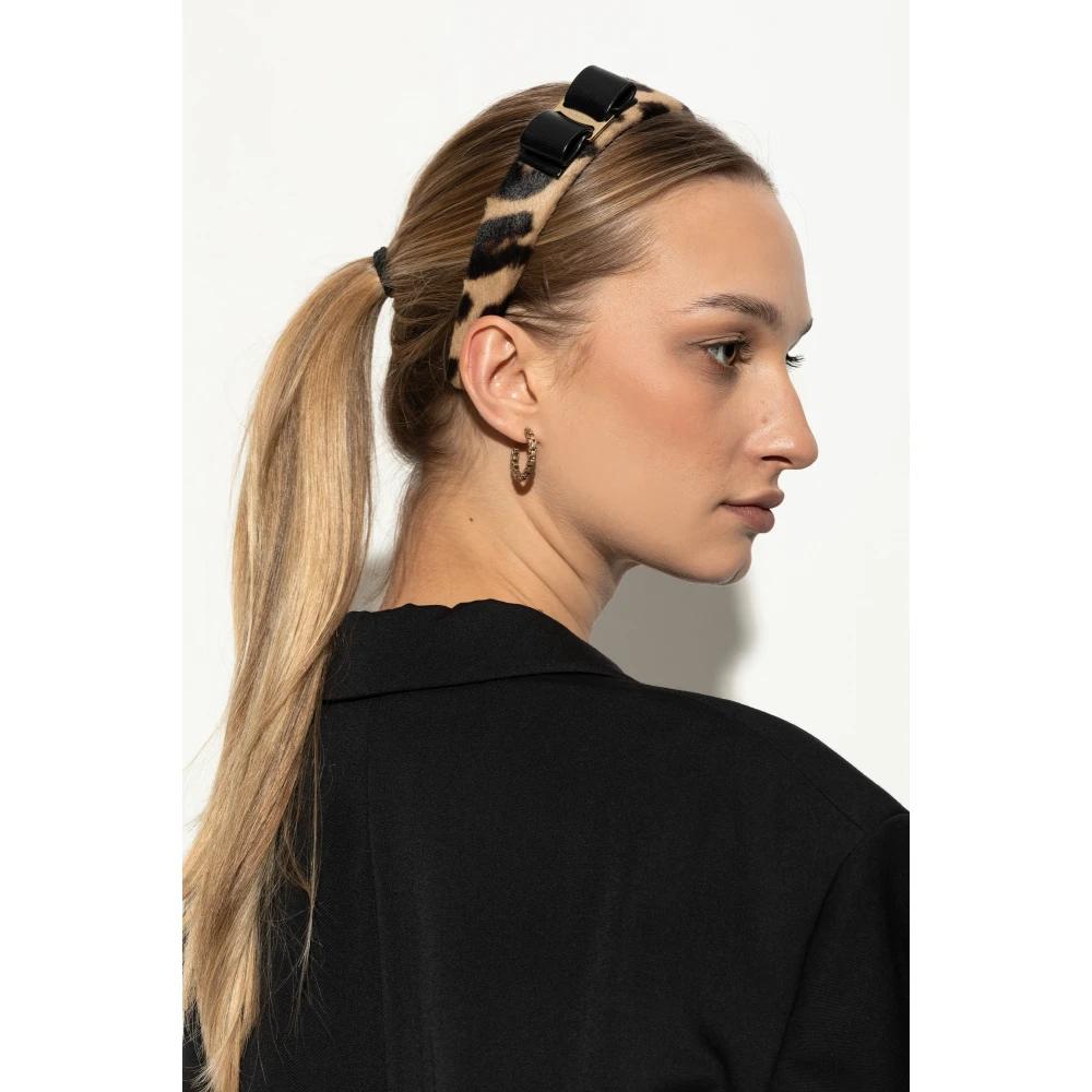 ヘアアクセサリー FERRAGAMO - BLACK COTTON HAIR ACCESSORIES Ferragamo Hair Accessories in Black | Lyst