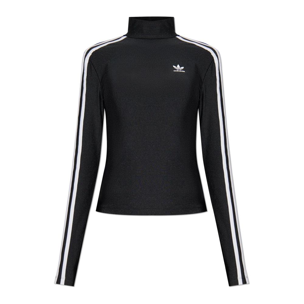Top De Cuello Alto Mujer Talla adidas Originals de color Negro Lyst