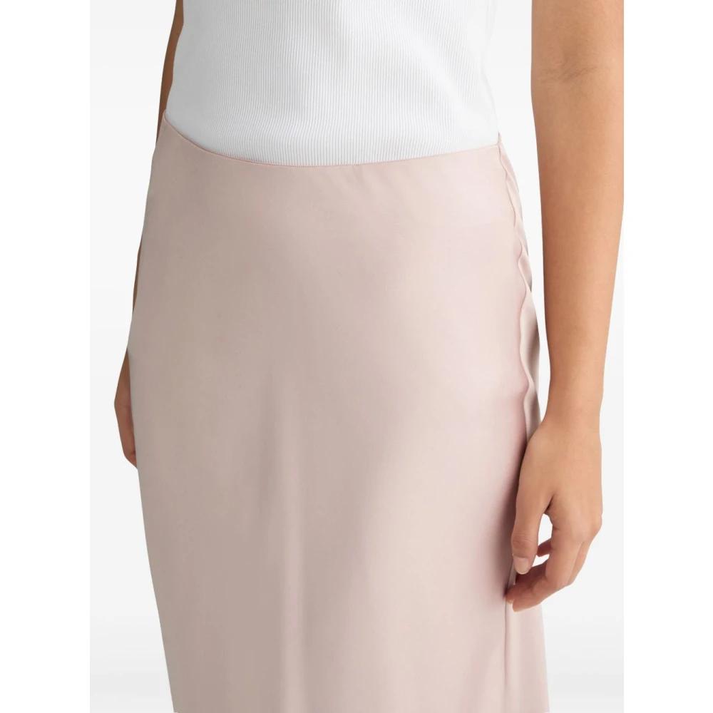 ワンピース LIU JO Women Long Skirts TA5088MS36LC3596 White Liu Jo Maxi Skirts in Pink | Lyst