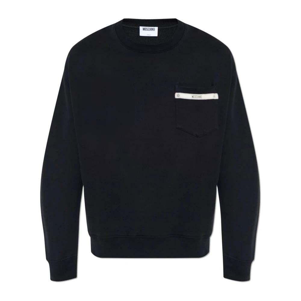 スウェット・トレーナー Moschino Black Polyester Blend Sweatshirt Moschino Sweatshirts for Men | Online Sale up to 52% off | Lyst