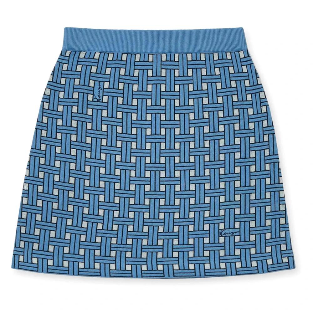 ミニスカート Kenzo Kenzo By Verdy Cotton And Wool Logoed Skirt 21260394_51214553_1000.jpg