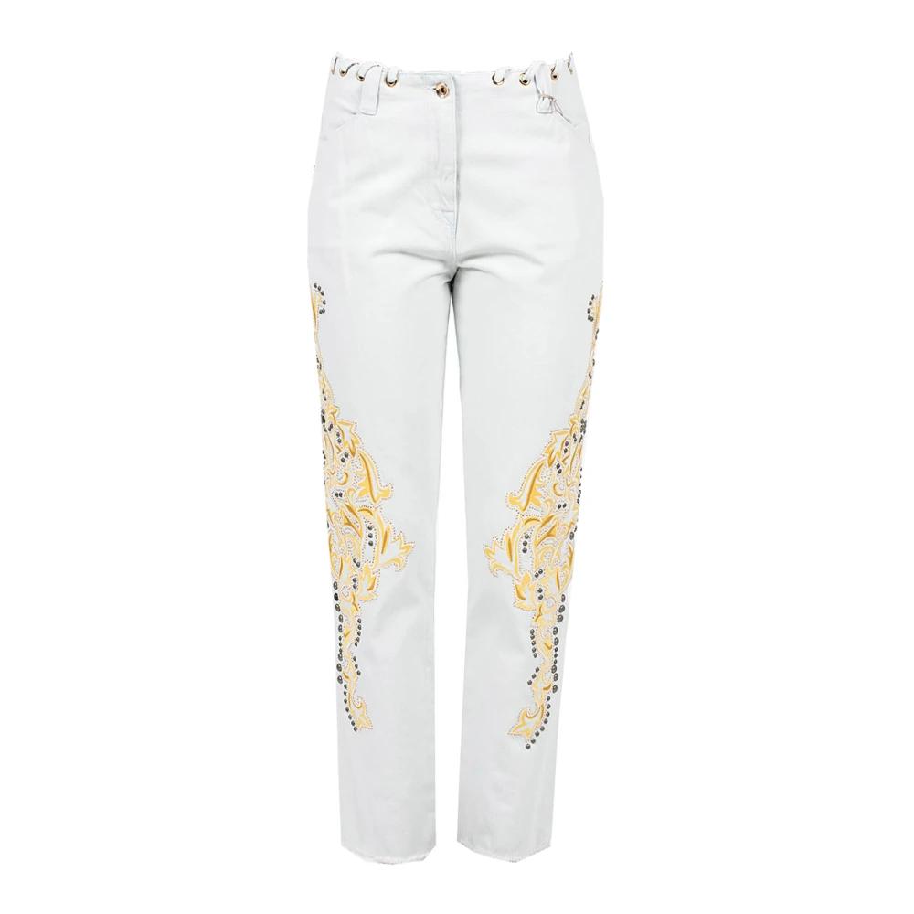 Slim-fit jeans di Patrizia Pepe in Bianco | Lyst