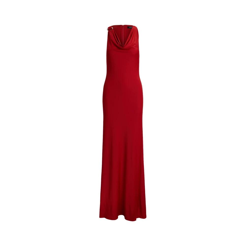 Ralph Lauren Maxi Dresses in Red | Lyst