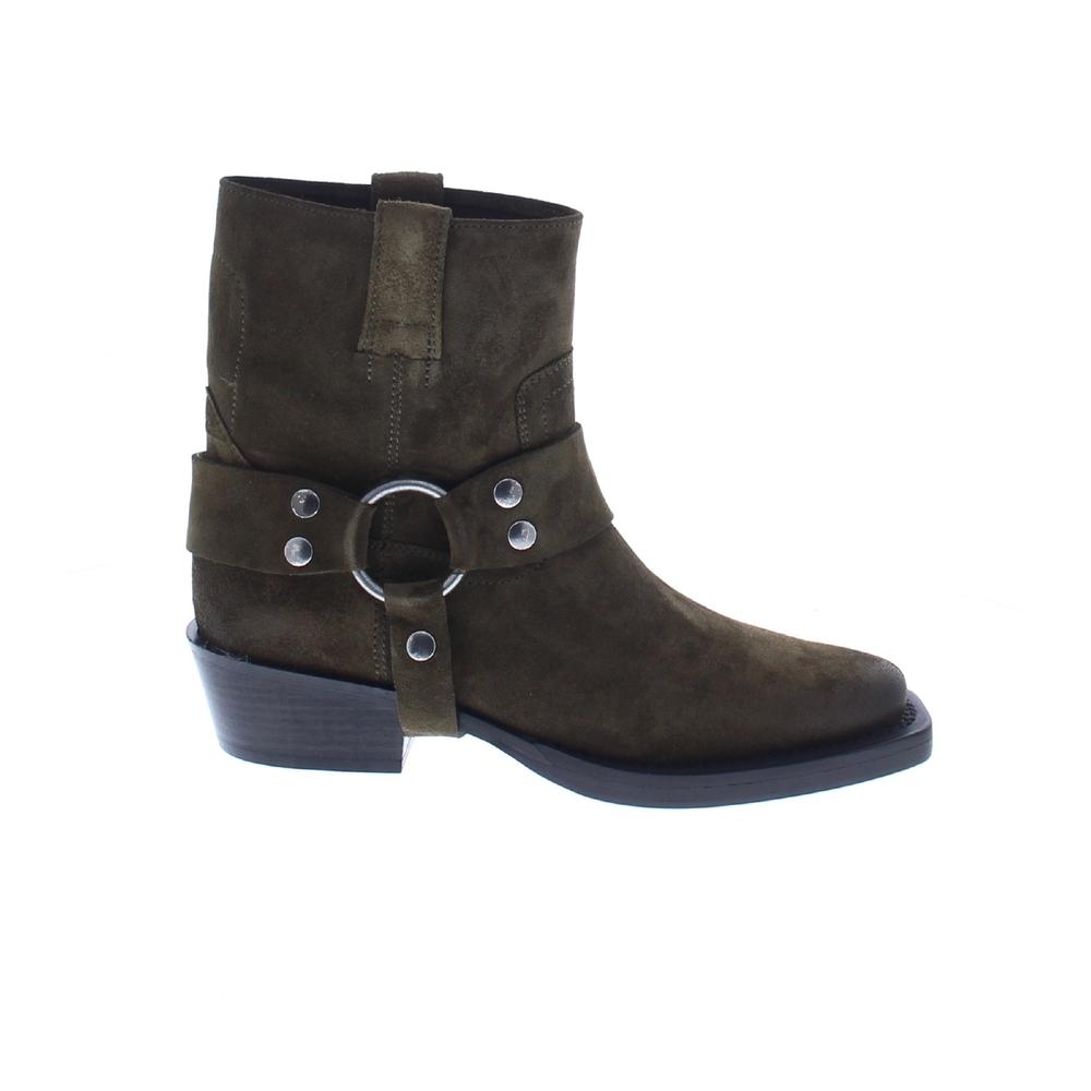 Bronx New-Kole Western leren cowboylaarzen zwart/off white - Schoenen.nl