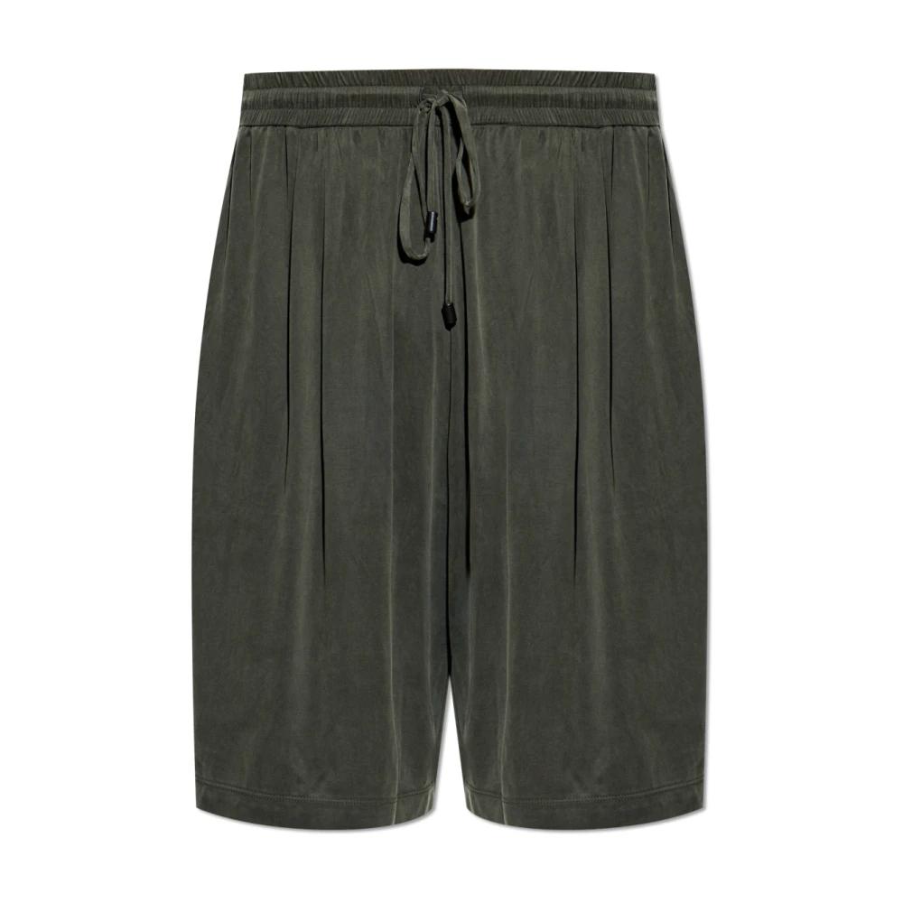 ショートパンツ GIORGIO ARMANI Women Shorts  Burmudas GW000643 TE10101 UC00 Giorgio Armani - Red Jacquard Stretch Linen Shorts