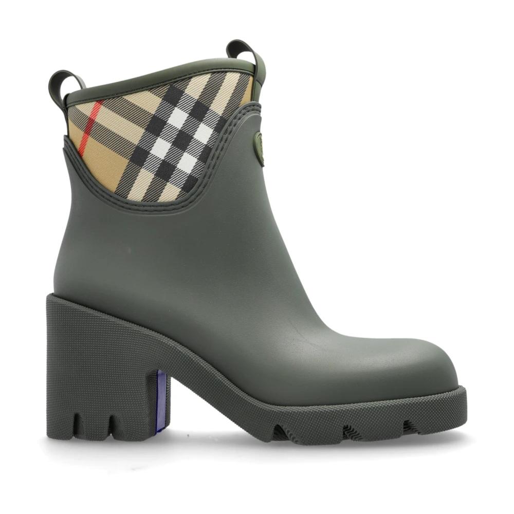 Designer Boots Burberry Haymarket Rain Boots Nordstrom Nordstrom