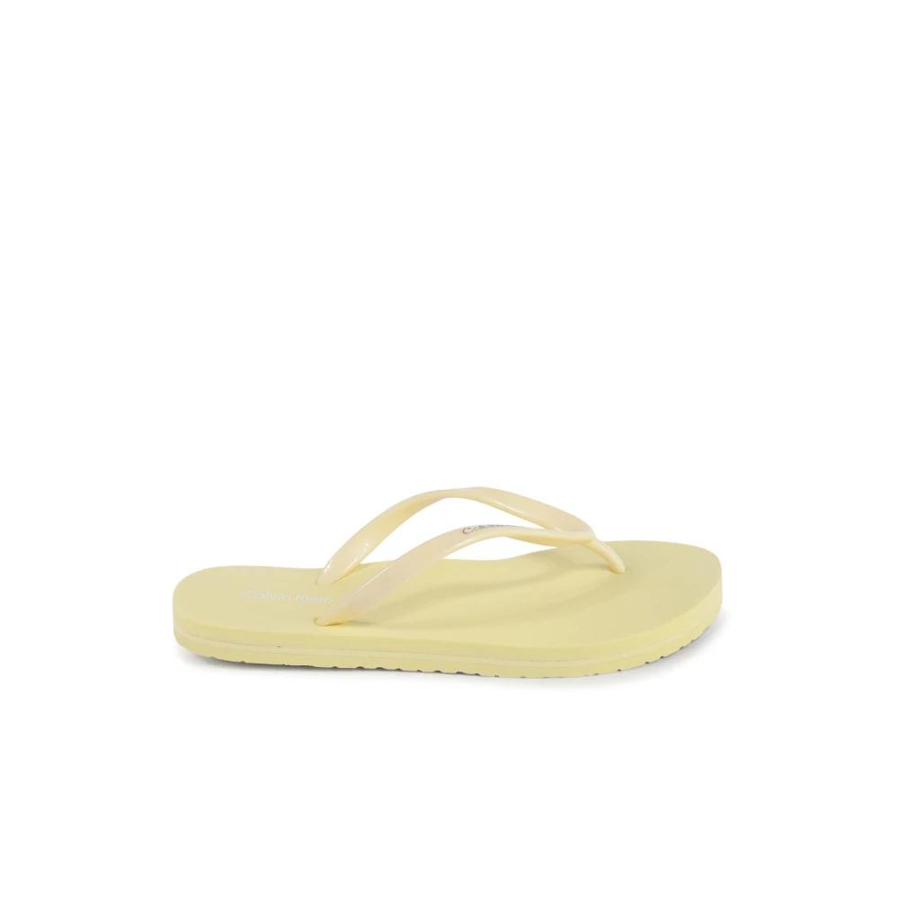 シューズ・サンダルその他 SLIM Yellow Women's Flip-Flops NEW Ladies Adidas Originals ZX Sandal Colour: Vivid Yellow