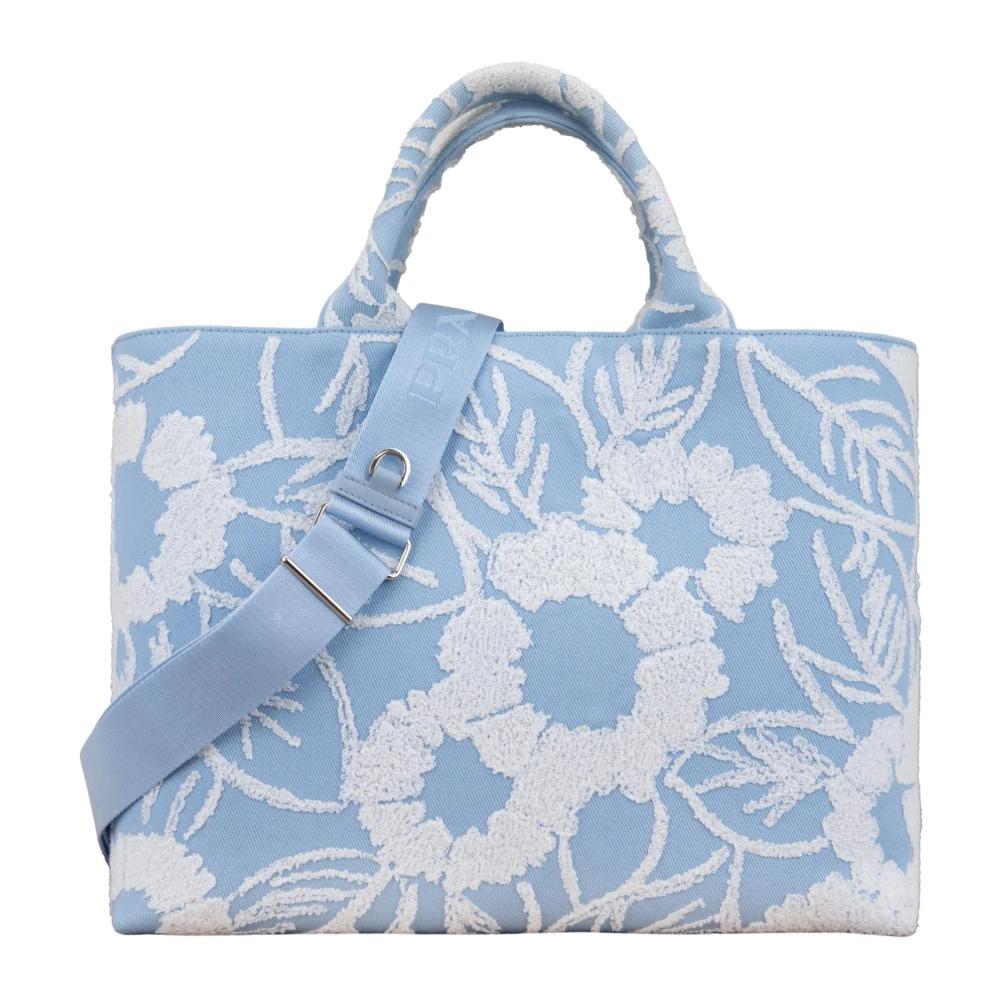 Prada Shopping Bags in Blue Lyst UK