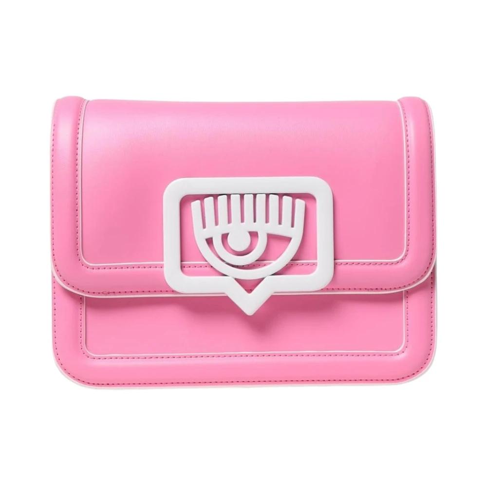 ショルダーバッグ・ポシェット CHIARA FERRAGNI Women Messenger Bags 74SB4BA2ZS517439 Pink Chiara Ferragni Outlet: Shoulder bag woman - Pink | Chiara
