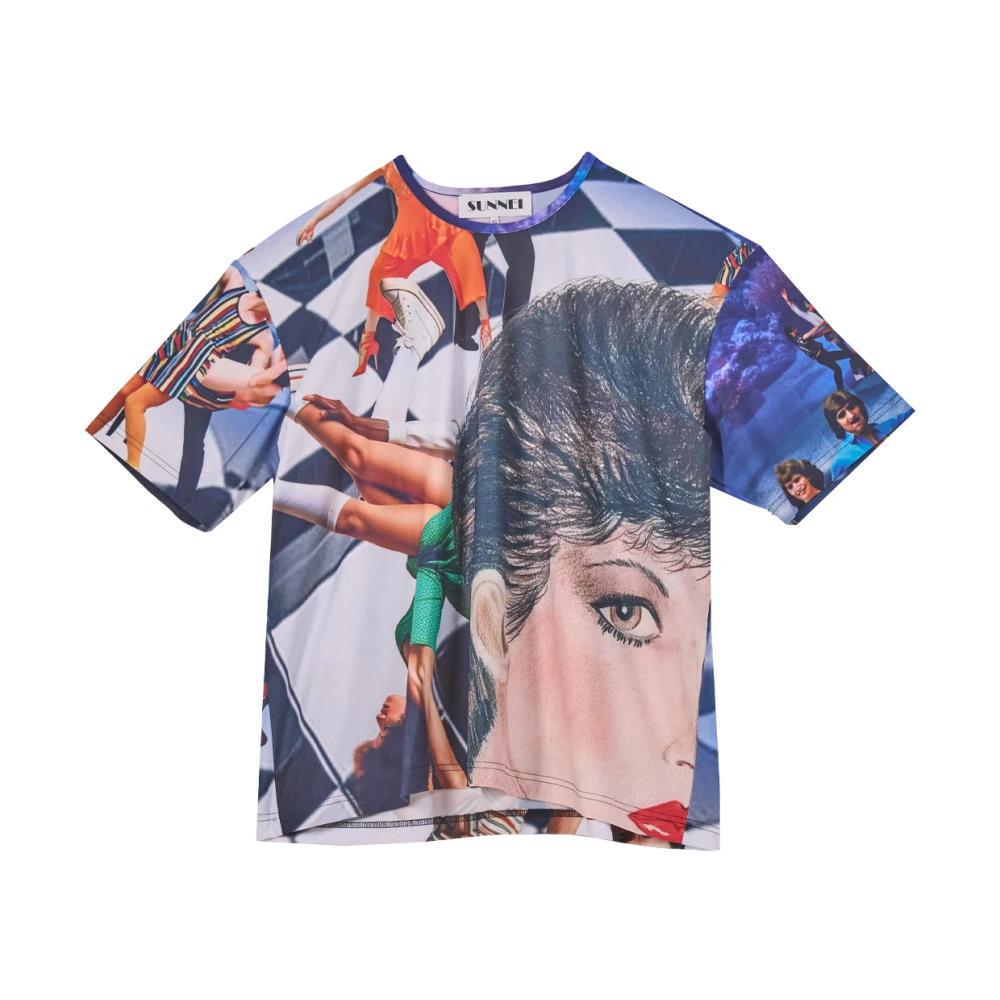 【SUNNEI】Classic Small Logo Stripe Short Sleeve T-Shirt MUSINSA | SUNNEI Classic Small Logo Print Reversible Stripe