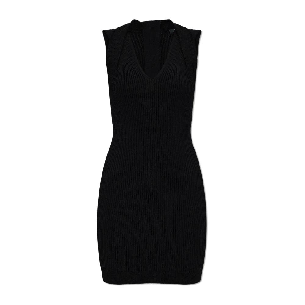 Balmain Knitted Dresses in Black | Lyst