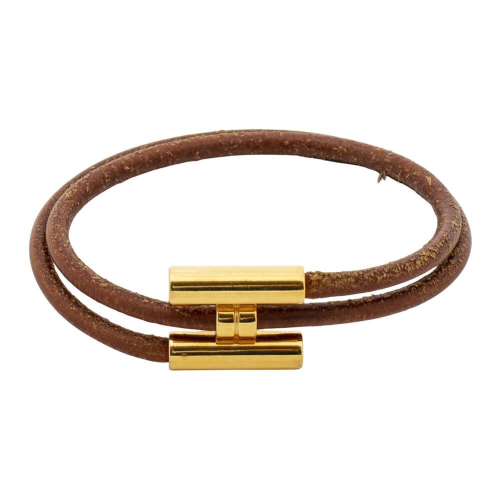 Tournis Tresse Bracelet di Hermès in Marrone | Lyst