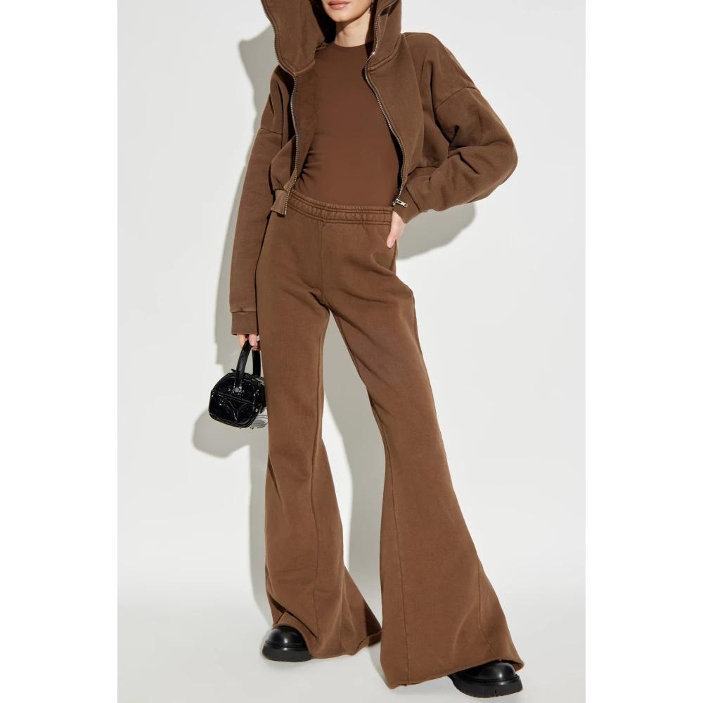 ボトムスその他 Entire Studios Organic cotton brown flared trousers Brown Entire studios Pants for Women | Lyst