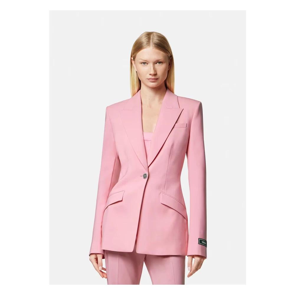 Vestes sport blazers et vestes de tailleur Versace pour femme Reductions en ligne jusqu a 65 Lyst