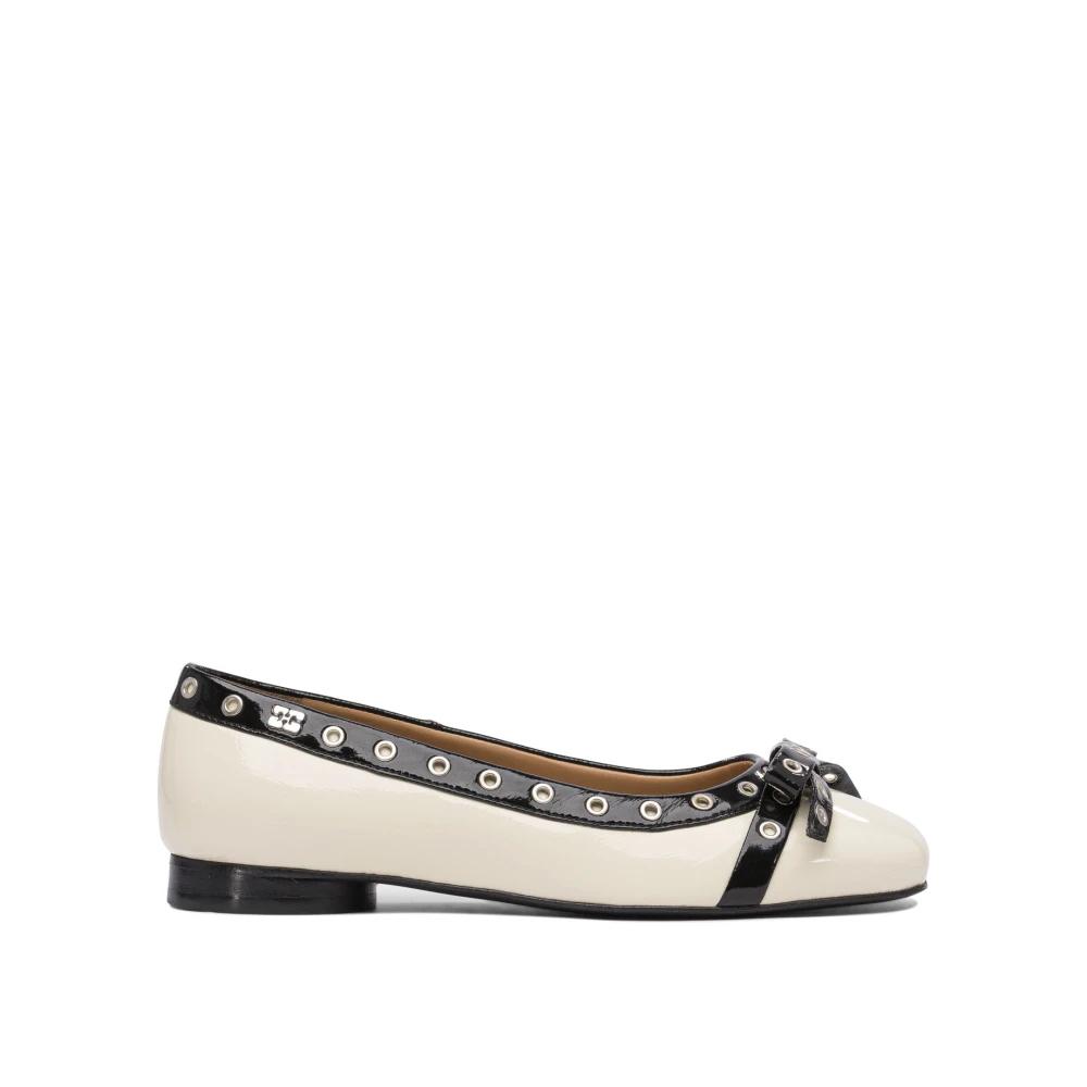バレエシューズ GANNI Denim Feminine Buckle Ballerina 24215082_54209919_600.jpg