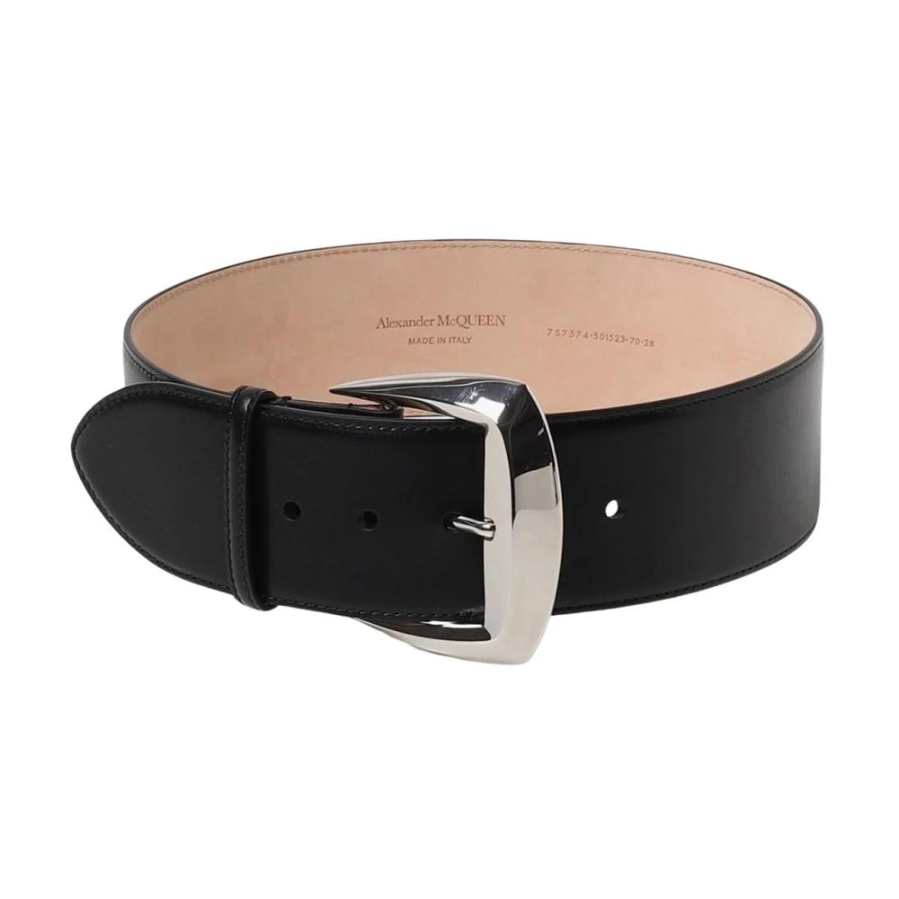 Ladies Belts Alexander Mcqueen Leather Belt McQueen Belts For