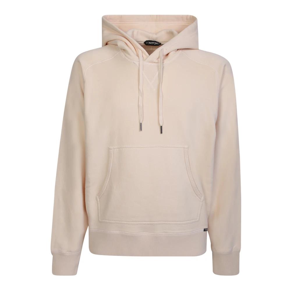 パーカー・フーディ Tom Ford Beige Cotton Hoodie Sweatshirt TOM FORD Cotton Garment-Dyed Hoodie | Harrods UK