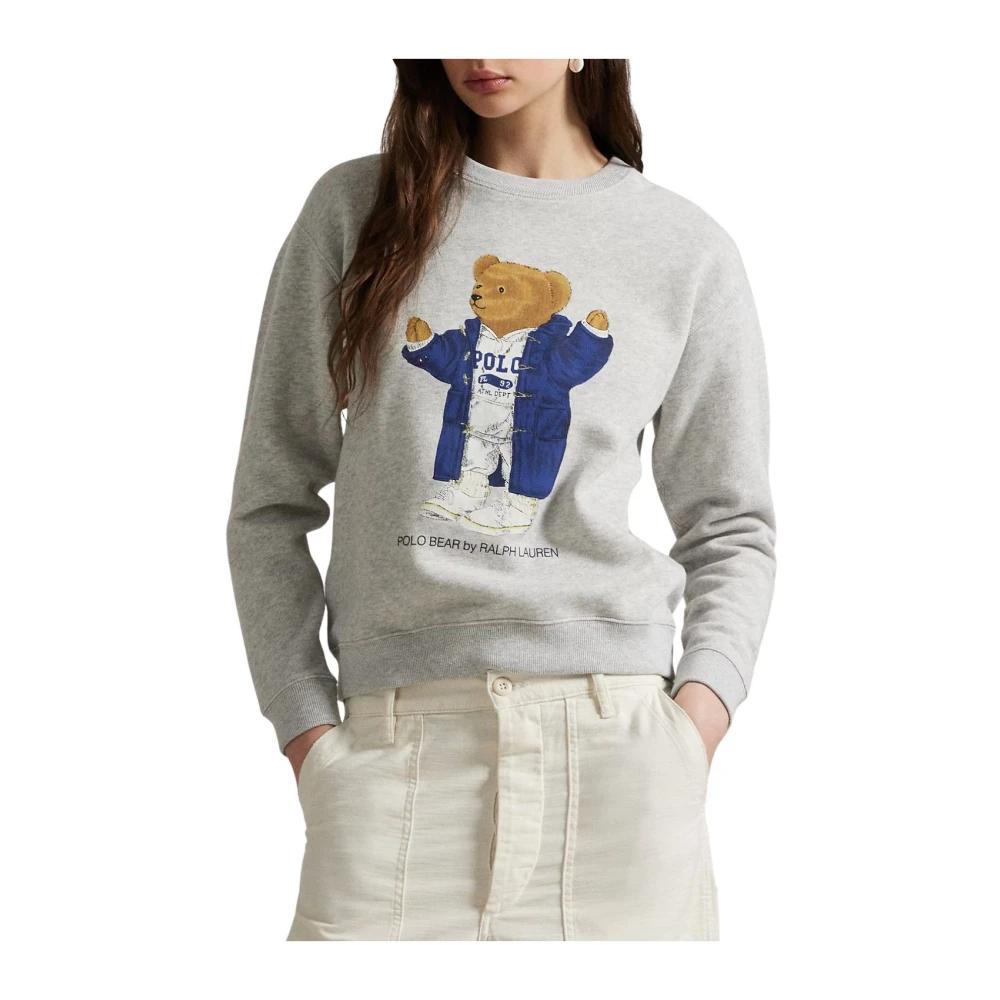 Grijze Sweater Polo Ralph Lauren Trui Beer Ralph Lauren Grijze - Main Image