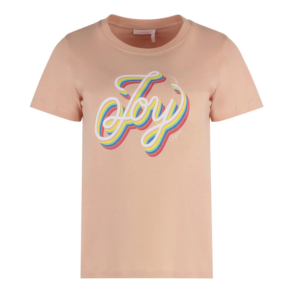 SEE BY CHLOE   Tシャツ 楽天市場】 シーバイクロエ SEE BY CHLOEプリント 半袖 Tシャツ