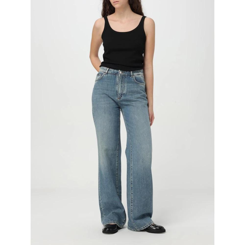 Dolce & Gabbana Wide-leg jeans for Women | Online Sale up to