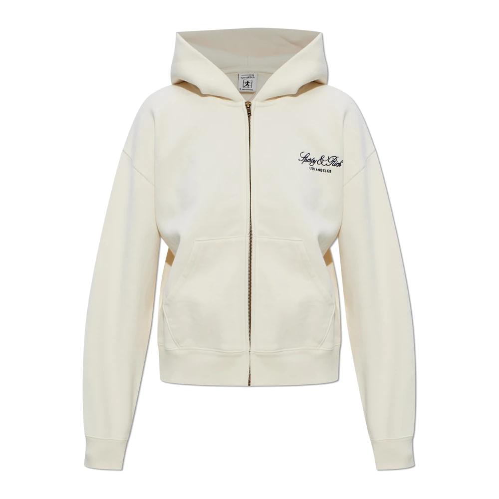 あ　Sporty and Rich - パーカー グレー SPORTY&RICH】 CROPPED HOODIE（パーカー）｜L'Appartement