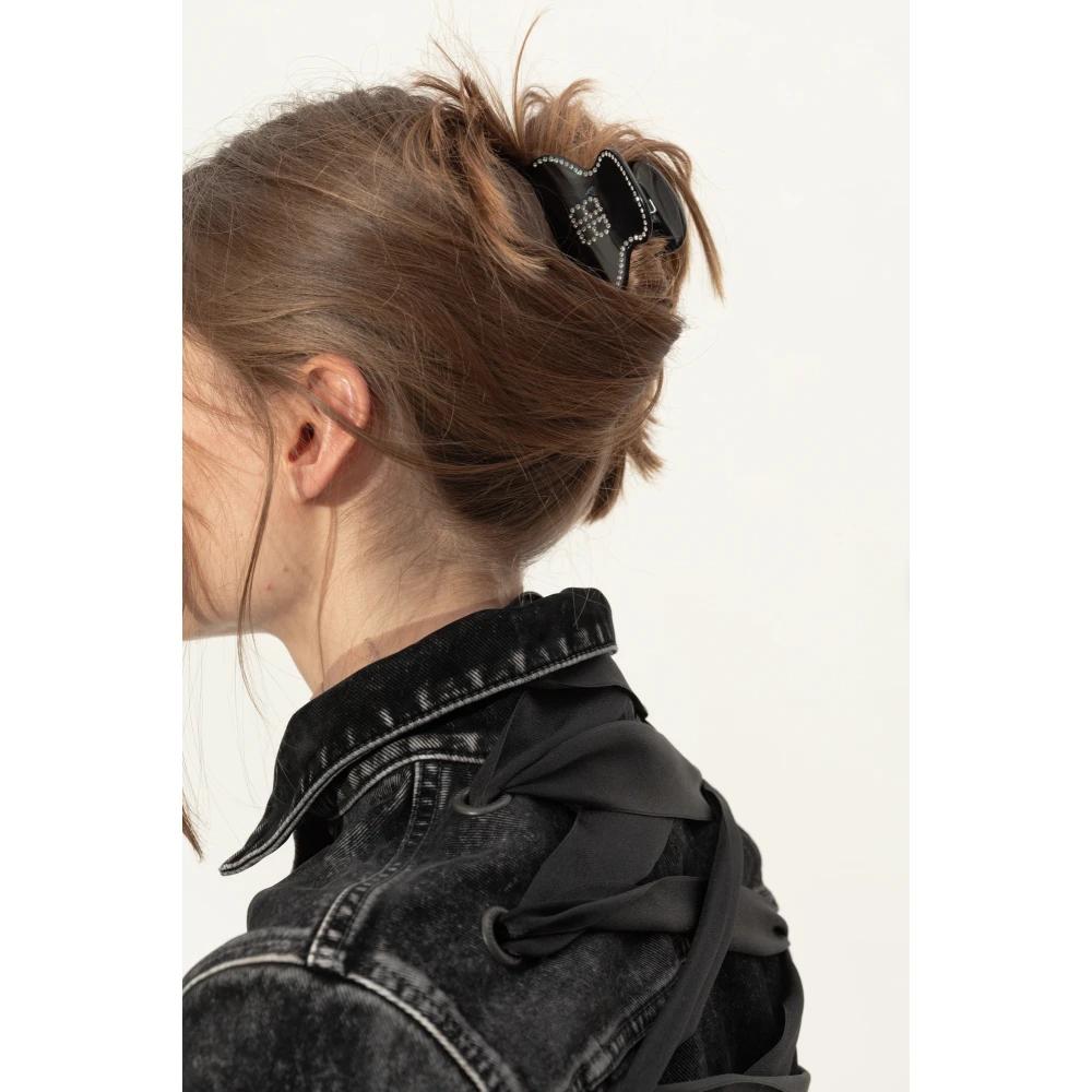 ヘアアクセサリー BALENCIAGA Woman Hairband Black 765355TZ25C 1042 Balenciaga Outlet: Hairband woman - Black | Balenciaga hair