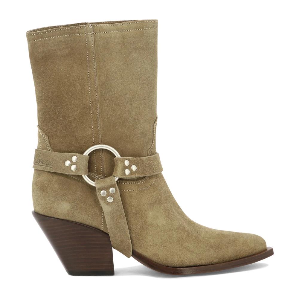 ショートブーツ・ブーティ SONORA 'Clara' ankle boots sonora-boots-Black-Cowboy-