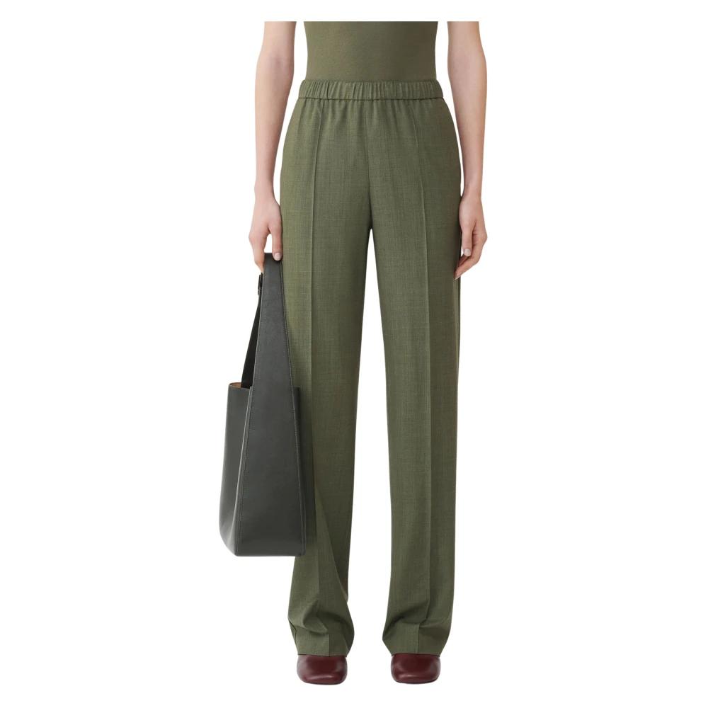 パンツ FABIANA FILIPPI Woman Pants Green PAD214F322D620 6157 Trevi linen canvas trousers, white for Women | Fabiana Filippi®