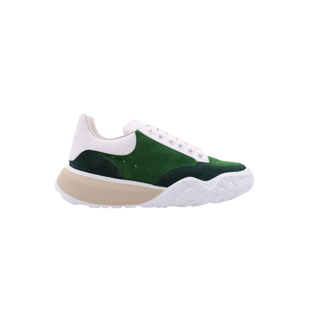 Alexander McQueen Court Trainer Sneakers in het Groen voor heren - Lyst