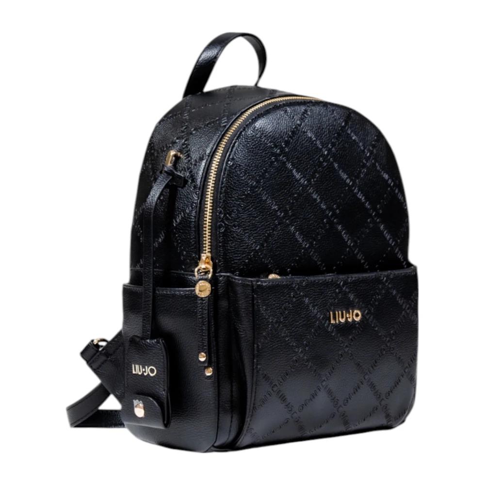 バックパック・リュック LIU JO Women Backpacks AA5070E0019 03R14 GREY Backpack with logo brand LIU JO — Globalbrandsstore.com/en