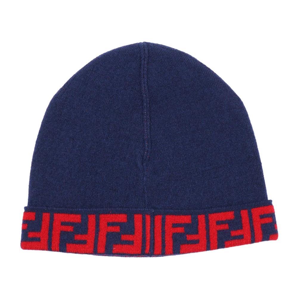 New Blue Fendi Chapeaux Beanie Fendi beanie - Gem main image 4
