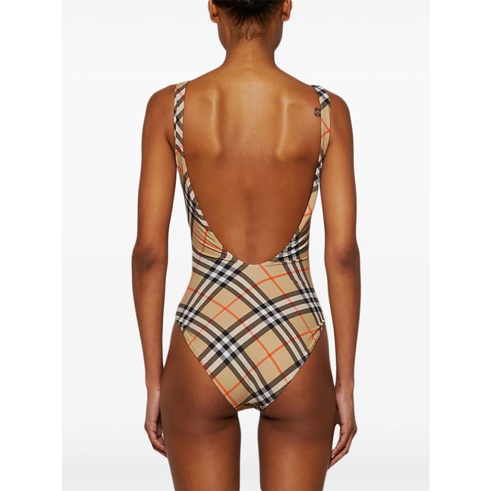 ワンピース水着 PISCESS Vintage Check One-Piece Swimsuit 5BJH1310 Burberry Archive Check One-Piece Swimsuit | Saks Fifth Avenue