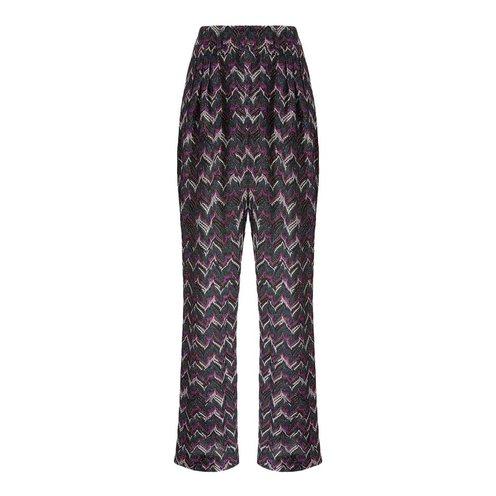 パンツ missoni multi color design velour pants パンツ missoni multi color design velour pants Zig Zag