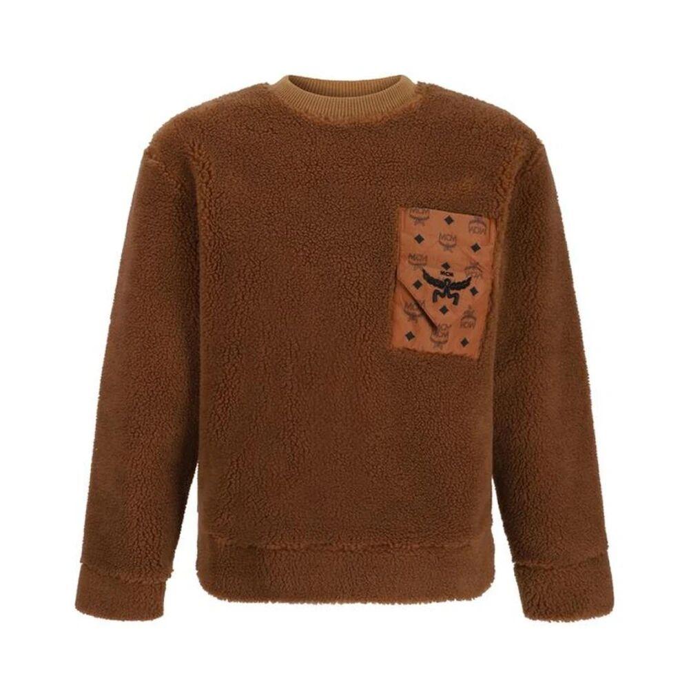 スウェット・トレーナー Mcm Sweatshirt with Laurel logo Brown Mcm Laurel logo crew neck sweatshirt | The Fashion Square