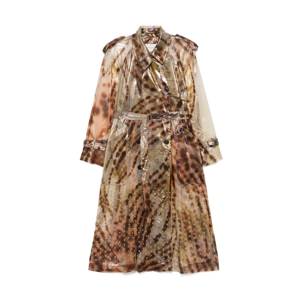 【25SS NEW】DRIES VAN NOTEN / Ronaldi プリントトレンチコート Dries Van Noten(ドリス ヴァン ノッテン) トレンチコート