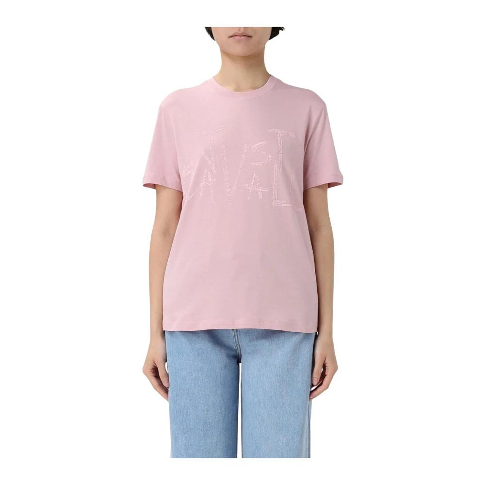 Tシャツ・カットソー JUST CAVALLI Woman T-Shirt Pink 78PAHT02CJ500 429 Just Cavalli Tops for Women | Online Sale up to 75% off | Lyst